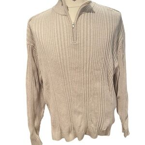 David Donahue 1/4 zip sweater